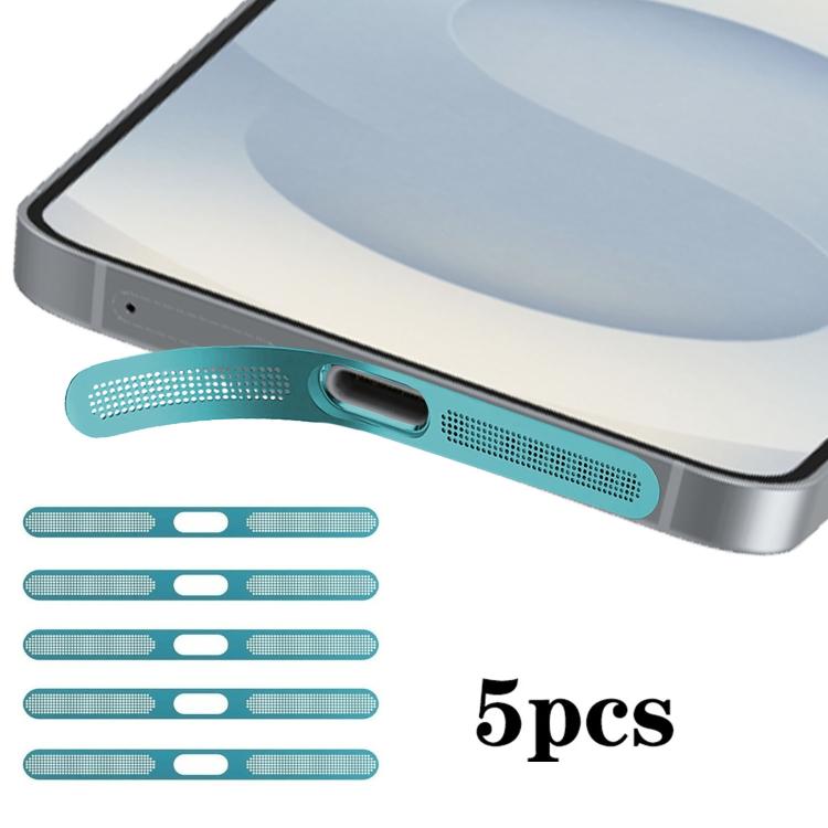 For Samsung Galaxy S26+ 5G 5pcs High-Density Metallic Integrated Speaker Dust Cover