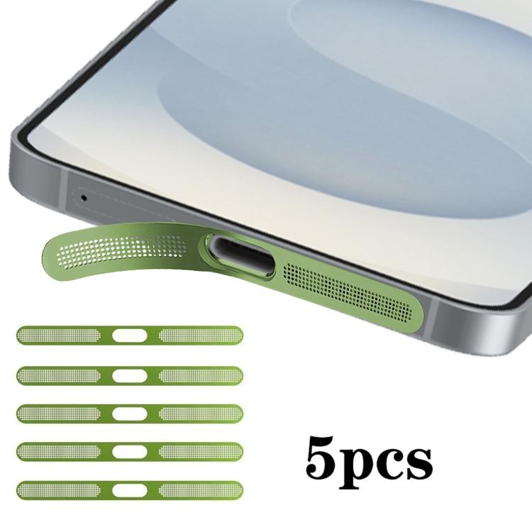 For Samsung Galaxy S26+ 5G 5pcs High-Density Metallic Integrated Speaker Dust Cover