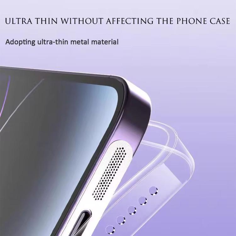 For Samsung Galaxy S24 5G 5pcs High-Density Metallic Integrated Speaker Dust Cover