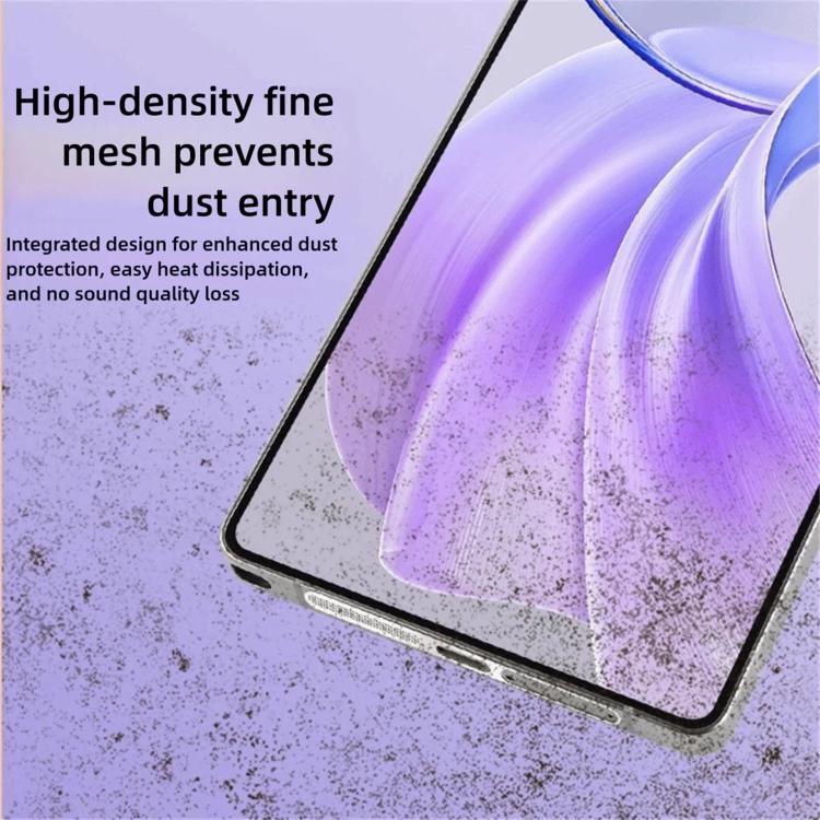 For Samsung Galaxy S24 5G 5pcs High-Density Metallic Integrated Speaker Dust Cover