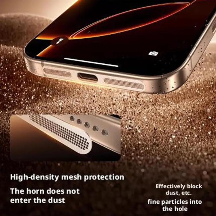 For OnePlus Nord 5 5pcs High-Density Metallic Integrated Speaker Dust Cover