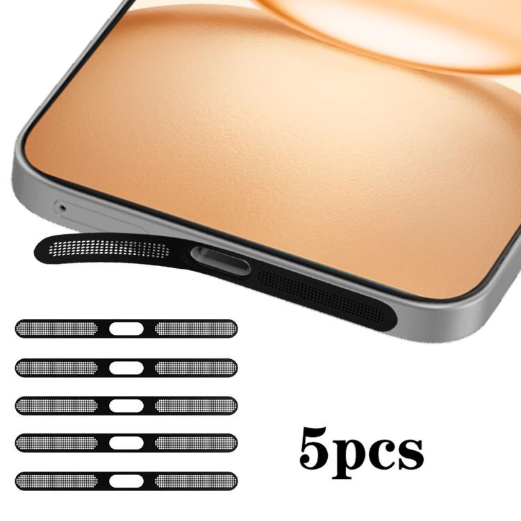 For Honor Power 5pcs High-Density Metallic Integrated Speaker Dust Cover