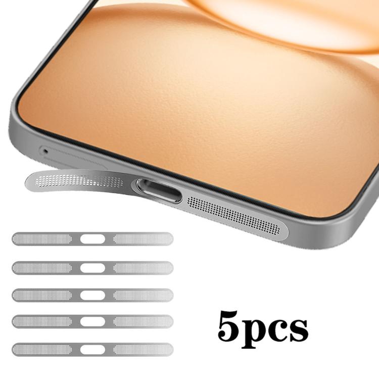 For Honor Power 5pcs High-Density Metallic Integrated Speaker Dust Cover