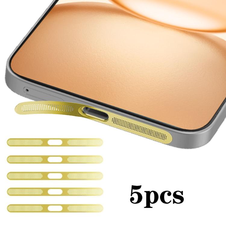 For Honor Power 5pcs High-Density Metallic Integrated Speaker Dust Cover