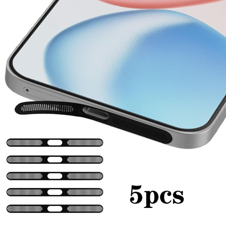 For Honor 400 Pro Global 160.8mm 5pcs High-Density Metallic Integrated Speaker Dust Cover