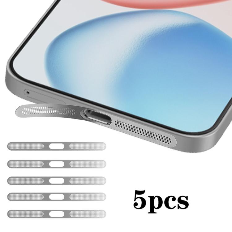 For Honor 400 Pro Global 160.8mm 5pcs High-Density Metallic Integrated Speaker Dust Cover