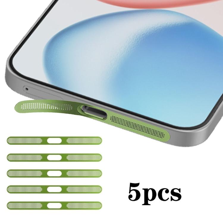 For Honor 400 Pro Global 160.8mm 5pcs High-Density Metallic Integrated Speaker Dust Cover
