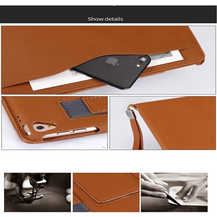 Business Style Horizontal Flip Leather Case for iPad Mini 5 (2019)/ 4 / 3 / 2 /1, Can Be Disassembled and Separated for Use, with Wallet & Card Slot & Holder & Lanyard