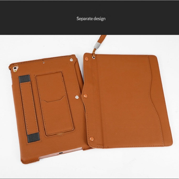 Business Style Horizontal Flip Leather Case for iPad Mini 5 (2019)/ 4 / 3 / 2 /1, Can Be Disassembled and Separated for Use, with Wallet & Card Slot & Holder & Lanyard