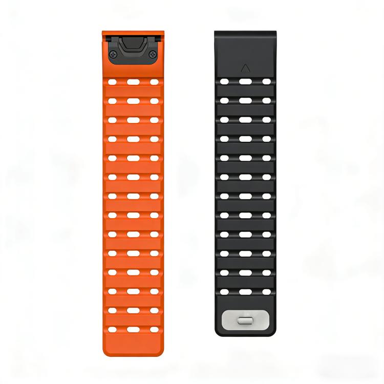 For Garmin 22mm Quick Release Stud Buckle Magnetic Silicone Watch Band