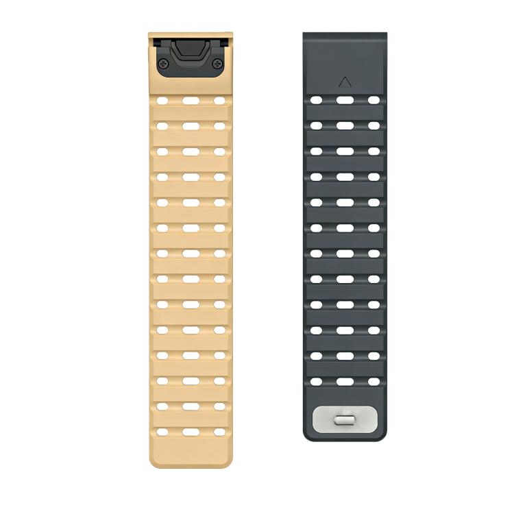 For Garmin 22mm Quick Release Stud Buckle Magnetic Silicone Watch Band