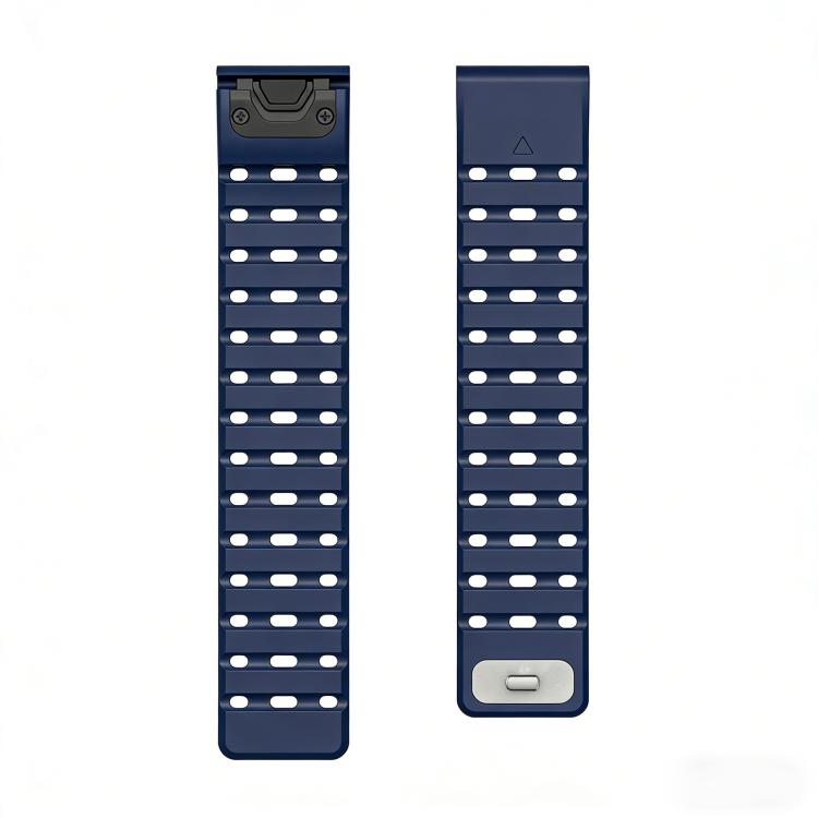 For Garmin 22mm Quick Release Stud Buckle Magnetic Silicone Watch Band