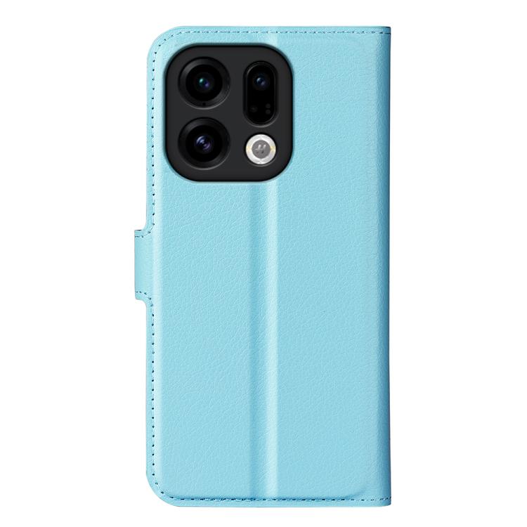For OPPO Find X9 Litchi Texture Horizontal Flip Leather Phone Case with Holder