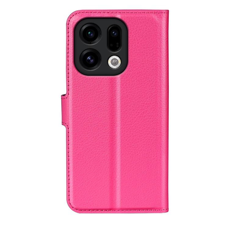 For OPPO Find X9 Litchi Texture Horizontal Flip Leather Phone Case with Holder
