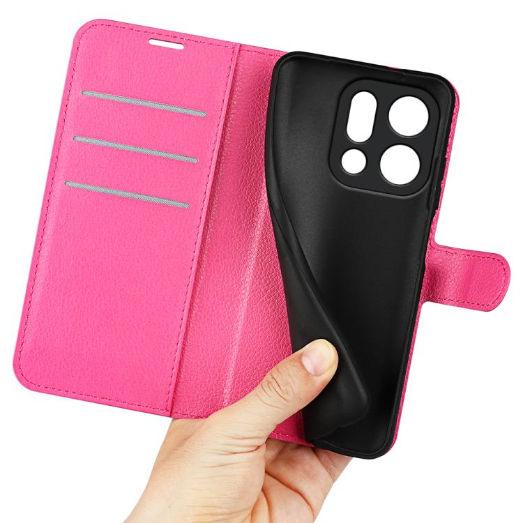 For OPPO Find X9 Litchi Texture Horizontal Flip Leather Phone Case with Holder