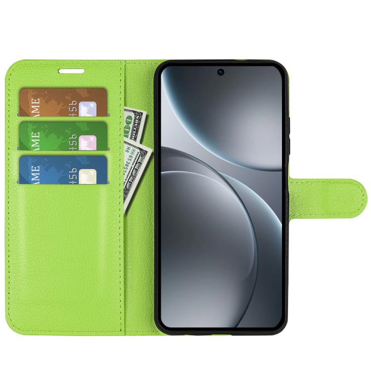 For OPPO Find X9 Litchi Texture Horizontal Flip Leather Phone Case with Holder
