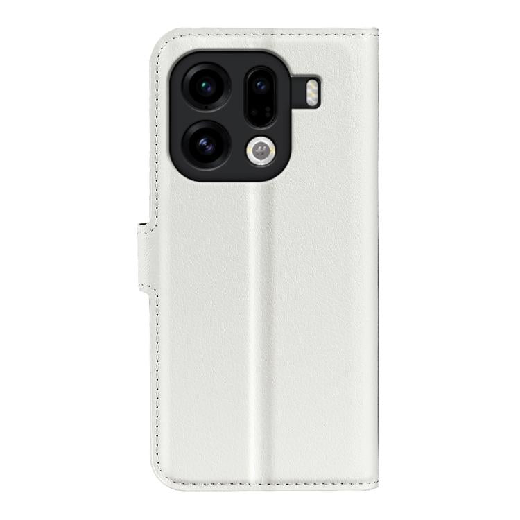 For OPPO Find X9 Pro Litchi Texture Horizontal Flip Leather Phone Case with Holder