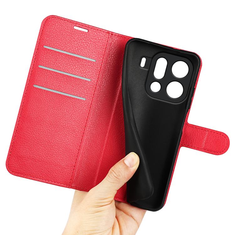 For OPPO Find X9 Pro Litchi Texture Horizontal Flip Leather Phone Case with Holder