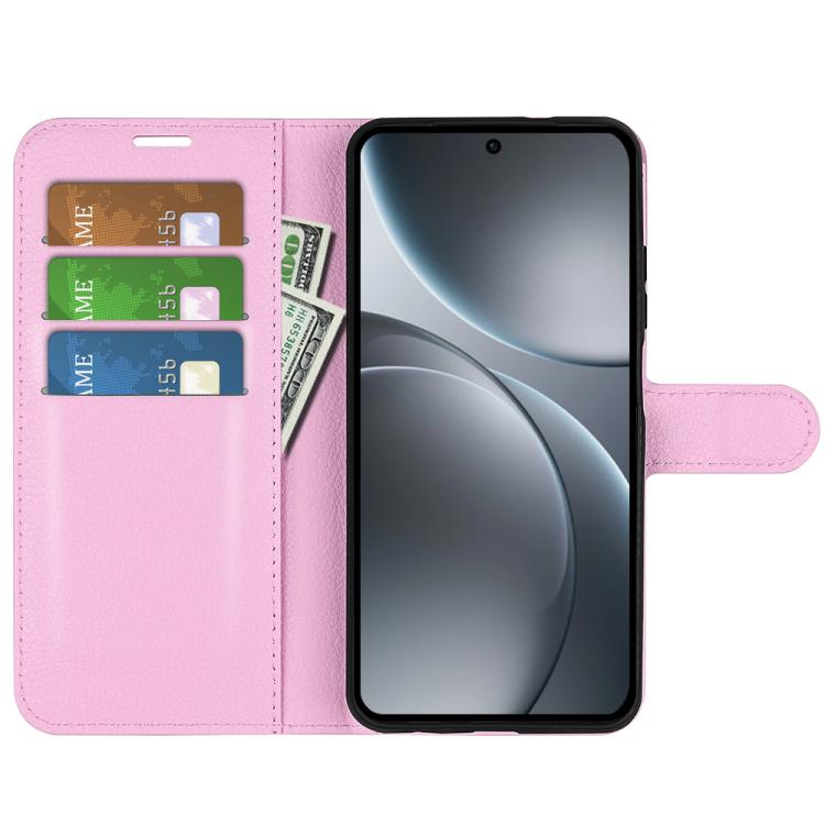 For OPPO Find X9 Pro Litchi Texture Horizontal Flip Leather Phone Case with Holder