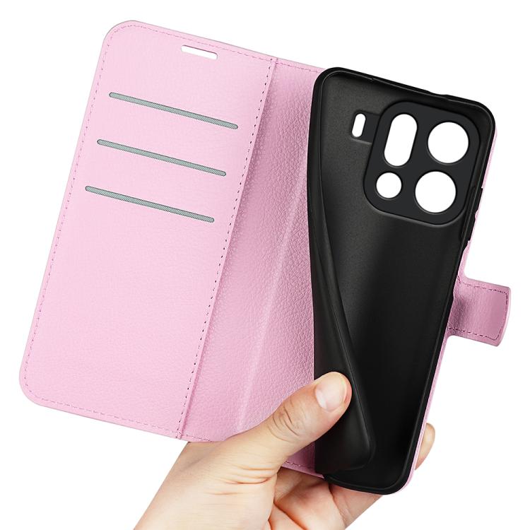 For OPPO Find X9 Pro Litchi Texture Horizontal Flip Leather Phone Case with Holder