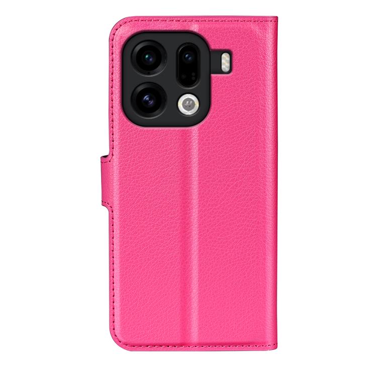 For OPPO Find X9 Pro Litchi Texture Horizontal Flip Leather Phone Case with Holder