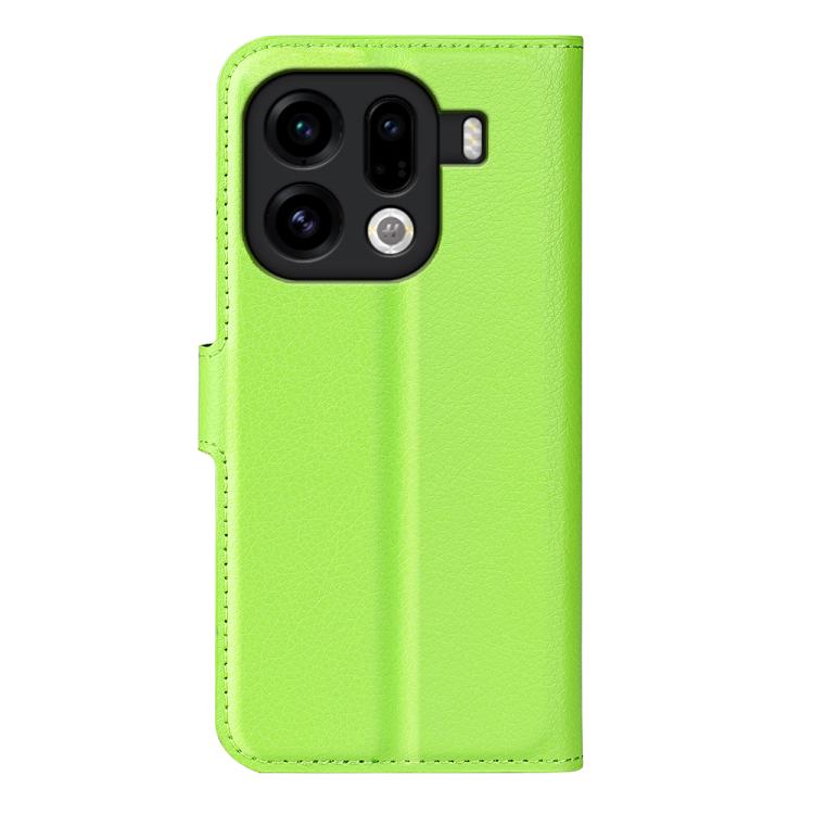 For OPPO Find X9 Pro Litchi Texture Horizontal Flip Leather Phone Case with Holder