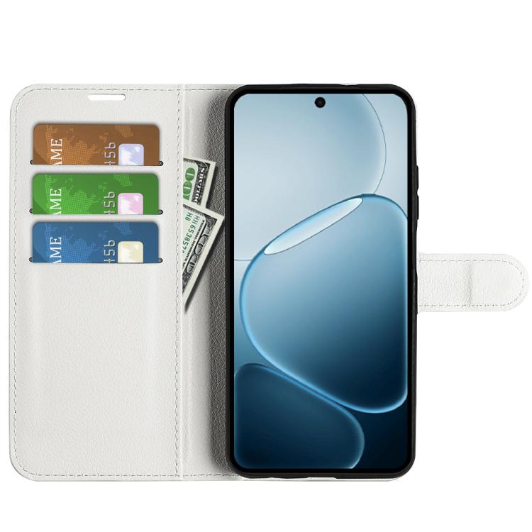 For OPPO A6x 4G / 5G Litchi Texture Horizontal Flip Leather Phone Case with Holder