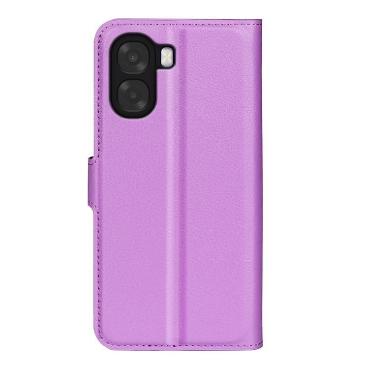 For OPPO A6x 4G / 5G Litchi Texture Horizontal Flip Leather Phone Case with Holder