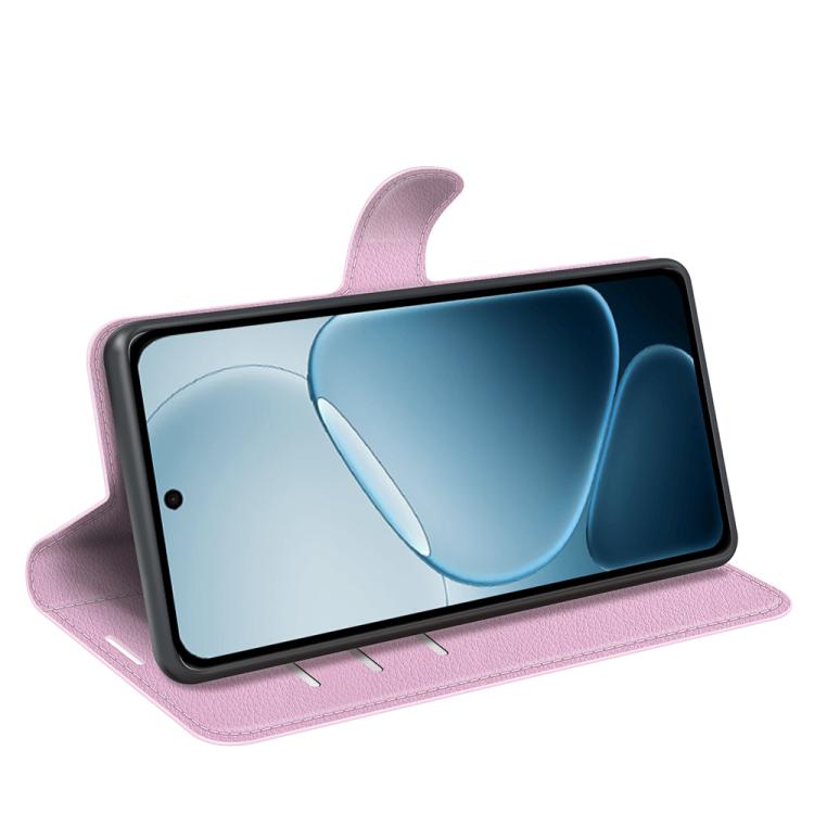 For OPPO A6x 4G / 5G Litchi Texture Horizontal Flip Leather Phone Case with Holder