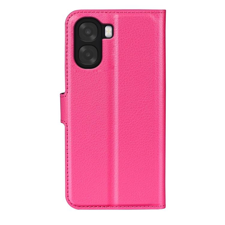 For OPPO A6x 4G / 5G Litchi Texture Horizontal Flip Leather Phone Case with Holder