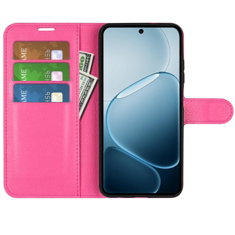 For OPPO A6x 4G / 5G Litchi Texture Horizontal Flip Leather Phone Case with Holder