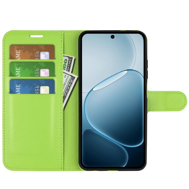 For OPPO A6x 4G / 5G Litchi Texture Horizontal Flip Leather Phone Case with Holder