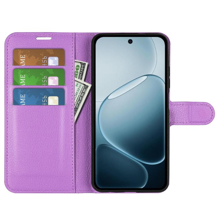 For OPPO A6 Pro Global / F31 5G Litchi Texture Horizontal Flip Leather Phone Case with Holder