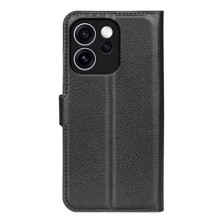 For OPPO Reno15 F 5G Litchi Texture Horizontal Flip Leather Phone Case with Holder