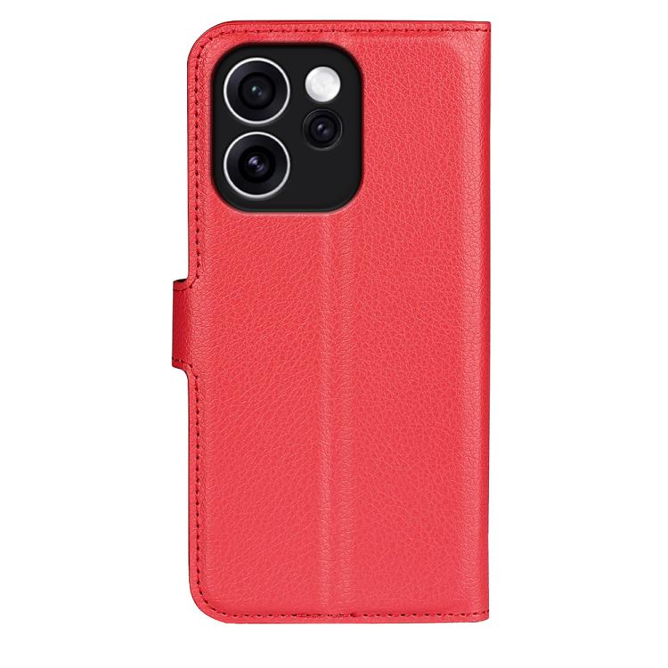 For OPPO Reno15 F 5G Litchi Texture Horizontal Flip Leather Phone Case with Holder