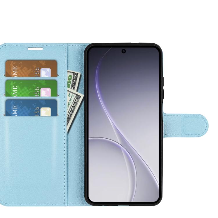 For OPPO Reno15 F 5G Litchi Texture Horizontal Flip Leather Phone Case with Holder