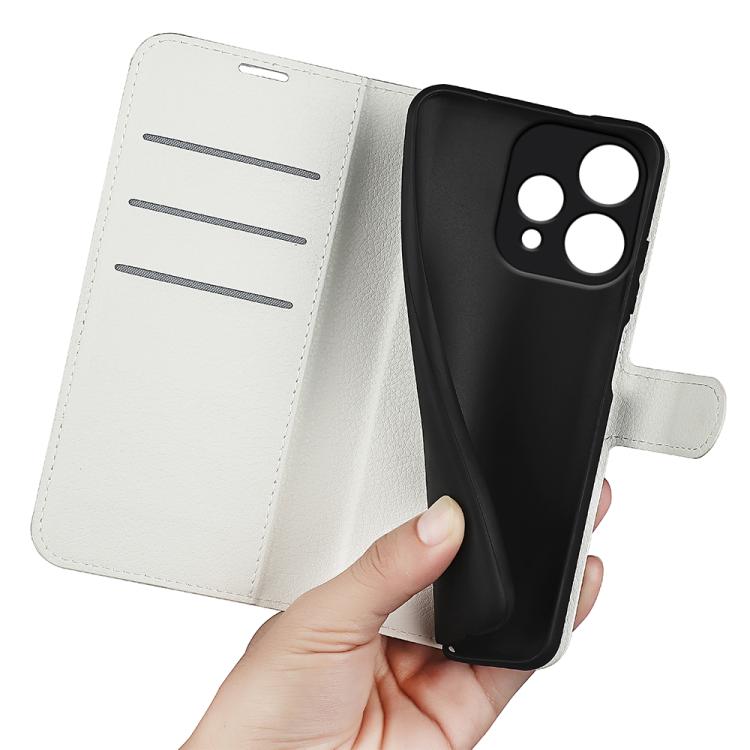 For OPPO Reno15 5G Global Litchi Texture Horizontal Flip Leather Phone Case with Holder