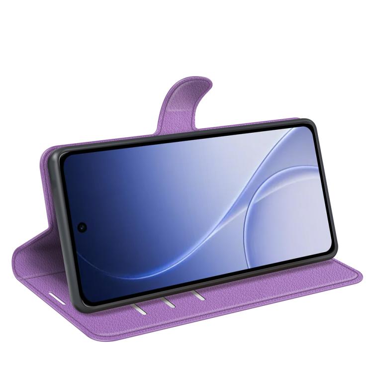 For OPPO Reno15 5G Global Litchi Texture Horizontal Flip Leather Phone Case with Holder