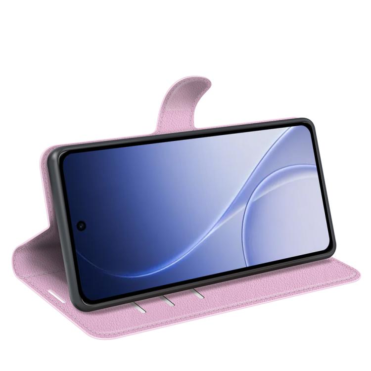 For OPPO Reno15 5G Global Litchi Texture Horizontal Flip Leather Phone Case with Holder