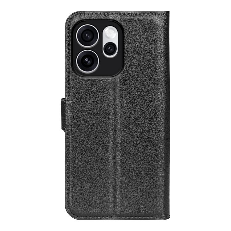 For OPPO Reno15 Pro Global Litchi Texture Horizontal Flip Leather Phone Case with Holder