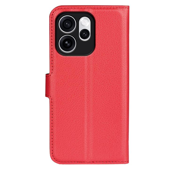 For OPPO Reno15 Pro Global Litchi Texture Horizontal Flip Leather Phone Case with Holder
