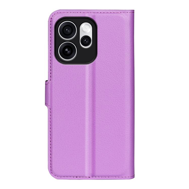 For OPPO Reno15 Pro Global Litchi Texture Horizontal Flip Leather Phone Case with Holder