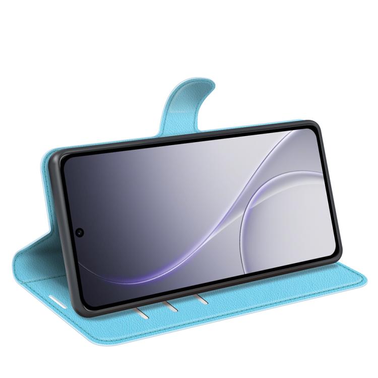 For OPPO Reno15 Pro Max Global Litchi Texture Horizontal Flip Leather Phone Case with Holder