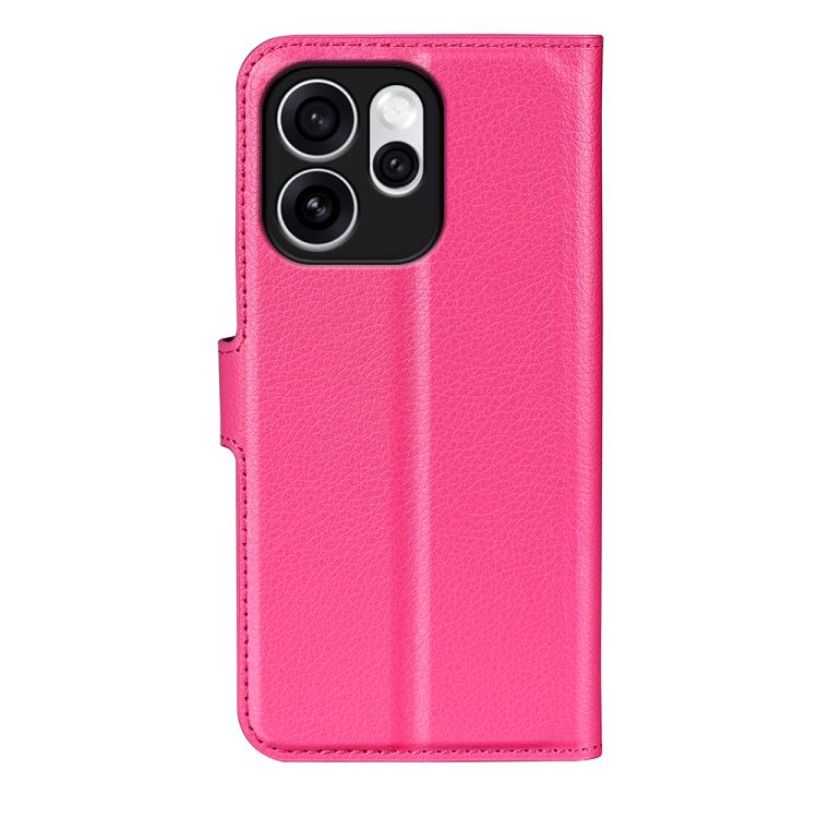 For OPPO Reno15 Pro Max Global Litchi Texture Horizontal Flip Leather Phone Case with Holder