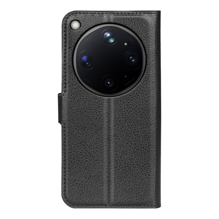 For OPPO Find X9 Ultra Litchi Texture Horizontal Flip Leather Phone Case with Holder