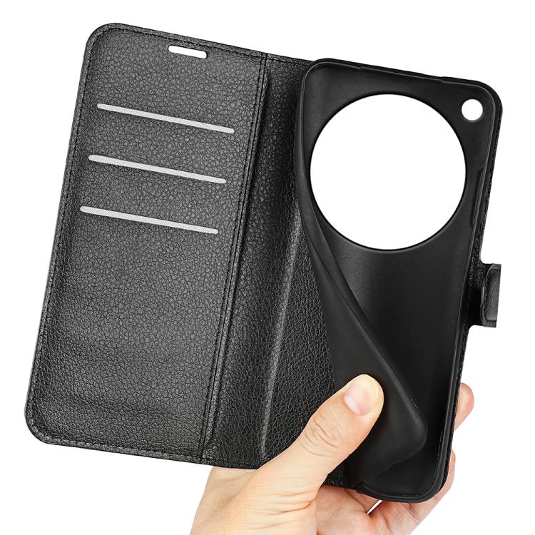 For OPPO Find X9 Ultra Litchi Texture Horizontal Flip Leather Phone Case with Holder