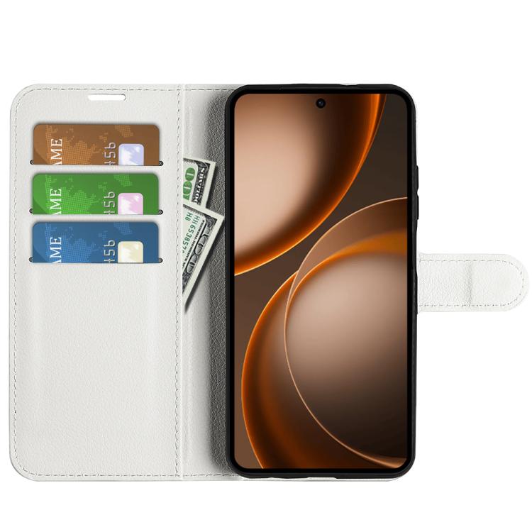 For OPPO Find X9 Ultra Litchi Texture Horizontal Flip Leather Phone Case with Holder
