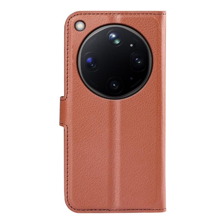 For OPPO Find X9 Ultra Litchi Texture Horizontal Flip Leather Phone Case with Holder
