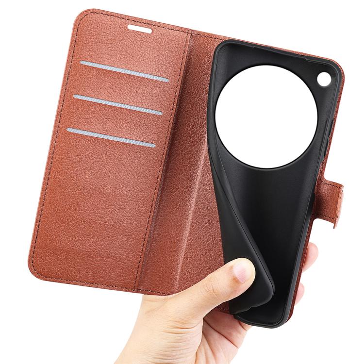 For OPPO Find X9 Ultra Litchi Texture Horizontal Flip Leather Phone Case with Holder