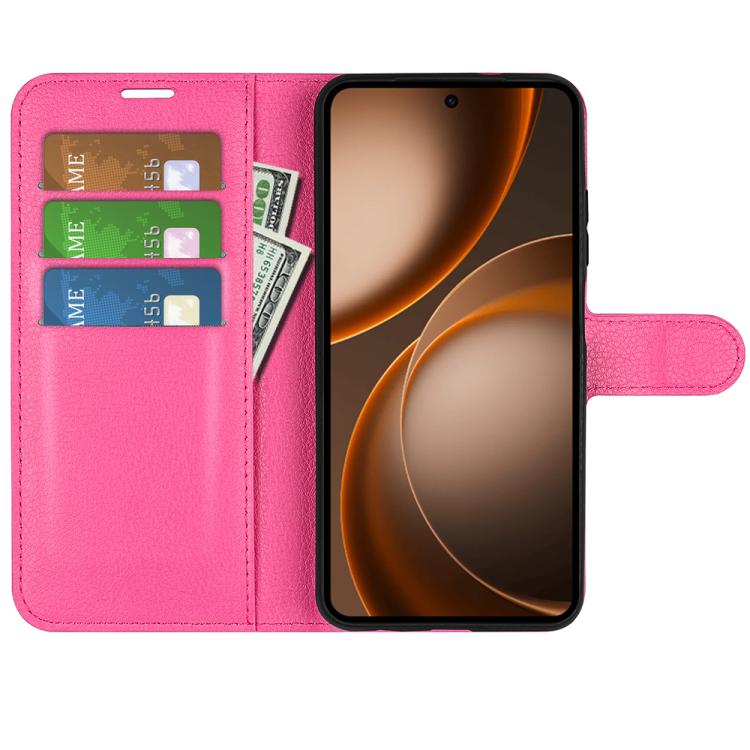 For OPPO Find X9 Ultra Litchi Texture Horizontal Flip Leather Phone Case with Holder